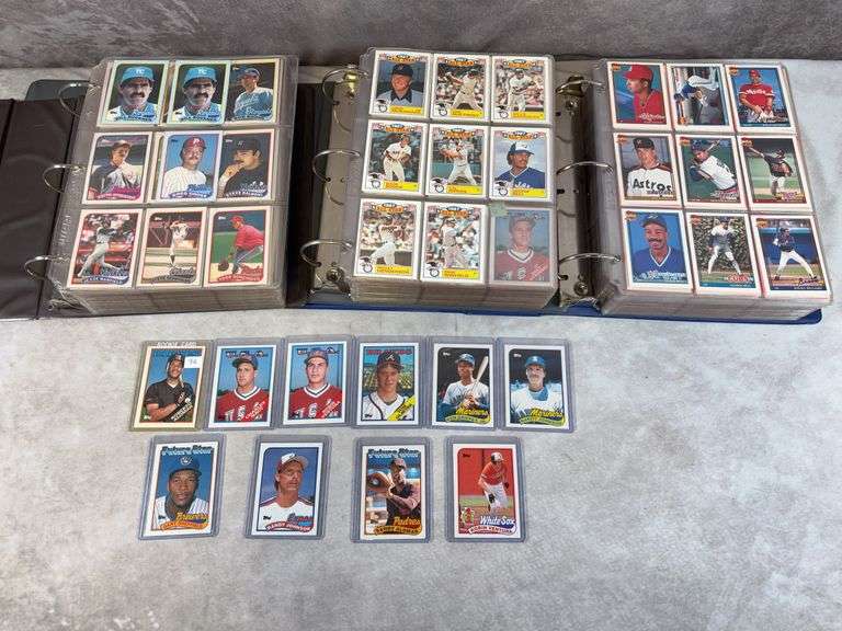1988, 1989 & 1991 Topps Baseball Complete Sets with Traded