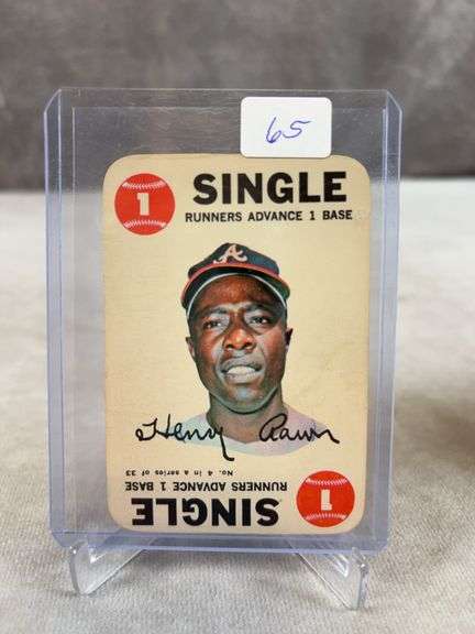 1968 Topps Game Hank Aaron