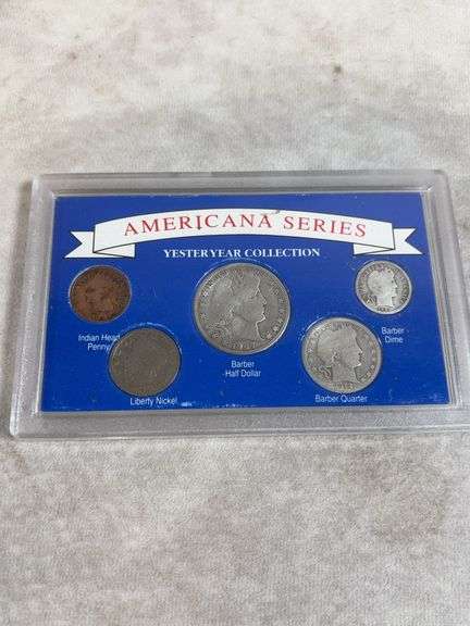 US Type Set In Holder