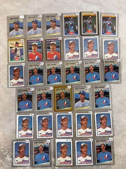 33x 1989 Randy Johnson RC Lot