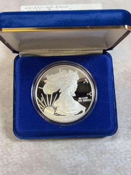 2021 1/4 Pound .9999 Silver Eagle Round In Holder