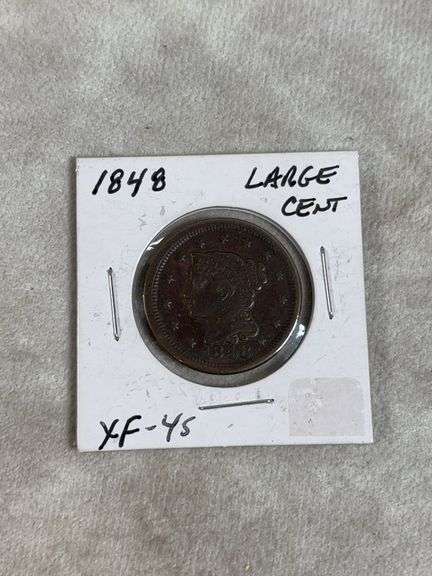 1848 Large Cent XF