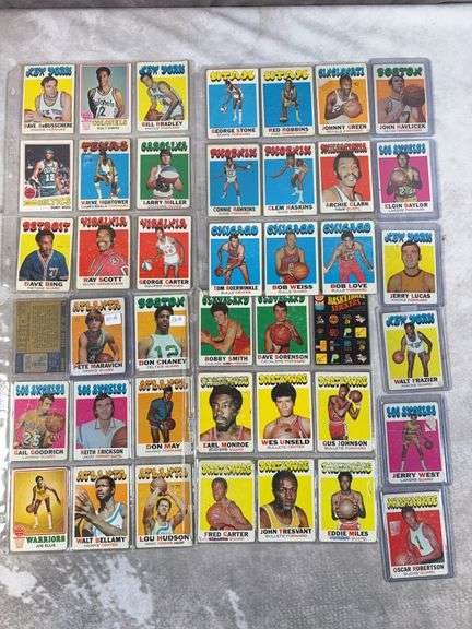 65x 70s Basketball Lot (HOFs and Commons) - Low Grade