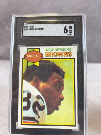 1979 Topps Ozzie Newsome RC SGC 6