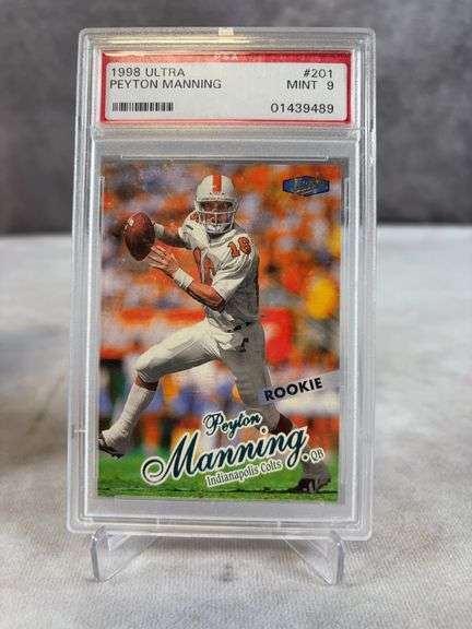 1998 Ultra Peyton Manning RC PSA 9
