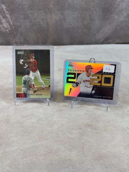 2020 Topps Chrome Decades Next (DNC-18) & Stadium Club #145 Shohei Ohtani
