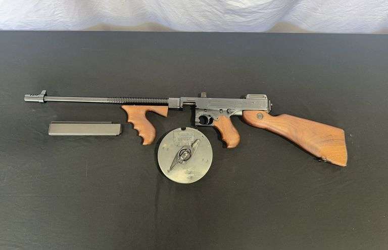 Thomason Semi-Automatic Carbine .45 Cal. Automatic Cartridge Mod. Of 1927 w/ Drum Mag and 30 Round M