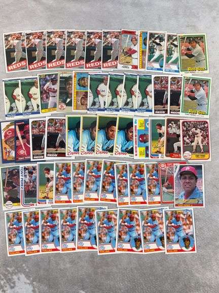 55x 1970-1980 Tony Perez Lot