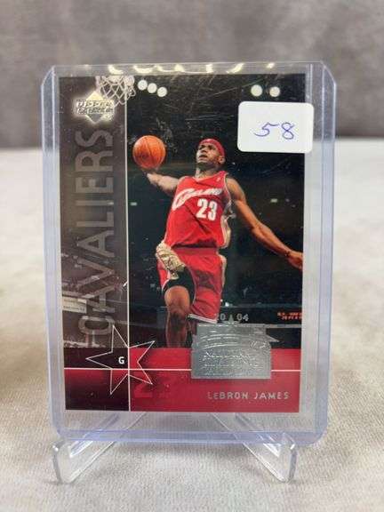 2004 UD Lebron James Trade Day RC