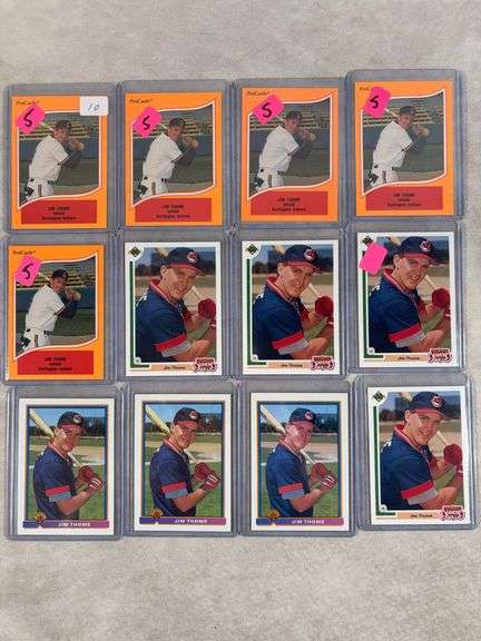 12x 1990 Jim Thome RC (4 -UD & 3-bowman & 5 ProCards)