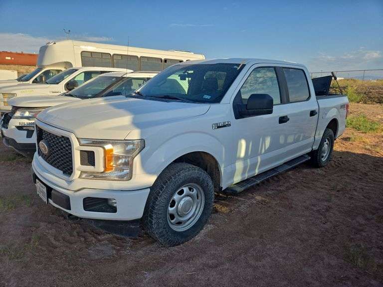 2019 Ford F150 Quad cab showing 139,974 mi- runs