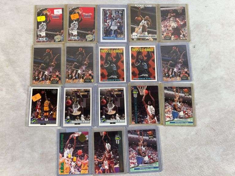 18x 1992-1993 Shaquille Oneal RC Lot