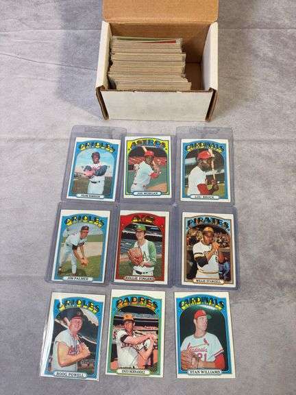 1972 Topps baseball Starter Set 160 cards, no duplicates, plus 5 Stars