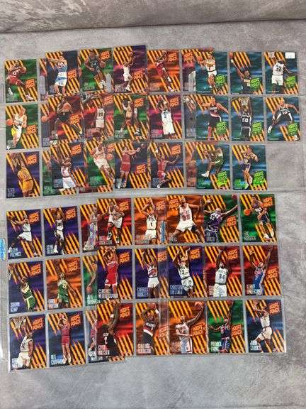 62 Card- 1994 Hoops Power Predator Lot- W/ HOFers- Shaq, Pippen