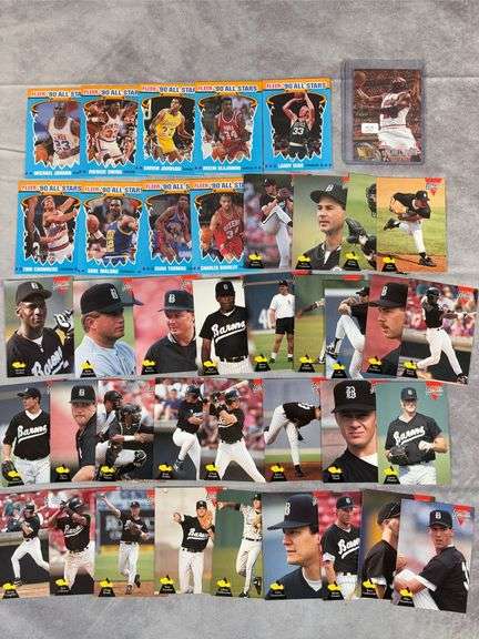 Michael Jordan , Fleer Metal, Rookie baseball set & 90 Fleer All-Star set