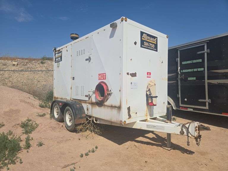 Allmand SH750 Heater Trailer- no title