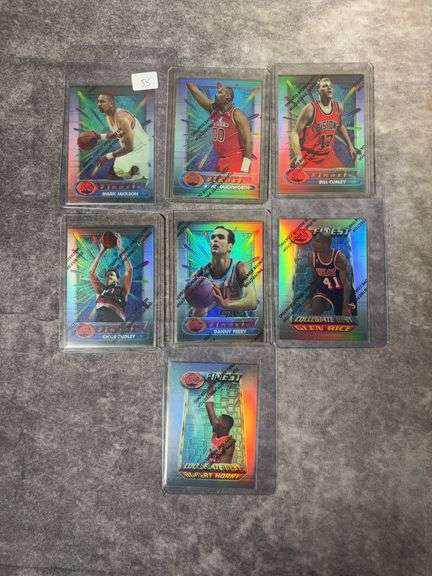 7 Card- Topps Finest Basketball Refractor Lot