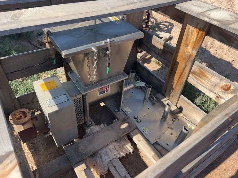 Acrison stainless steel hopper/ screw feeder- NEW