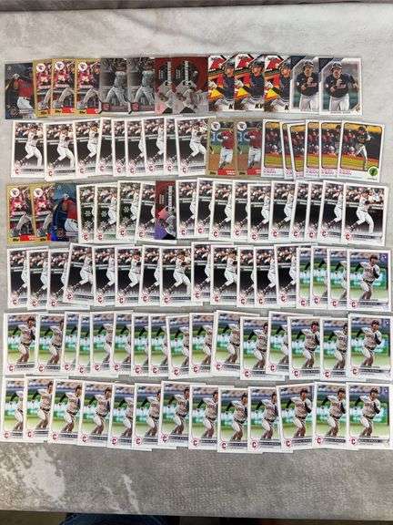 100x 2022 Topps and Bowman Steven Kwan RC Lot