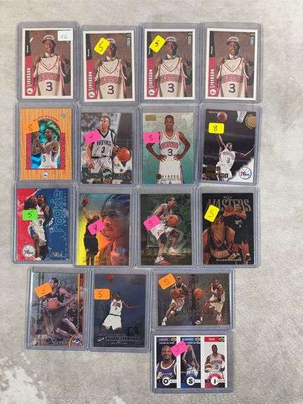 16x 1996-97 Allen Iverson RC Lot