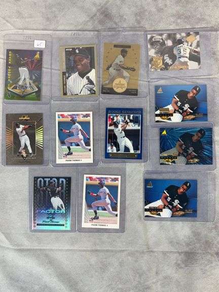 12 Card- Frank Thomas Lot w/Rookies and Inserts