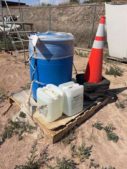 Freeze protected pre-mix & saftey cones