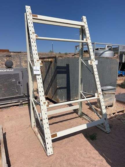 Metal hose reel rack unit