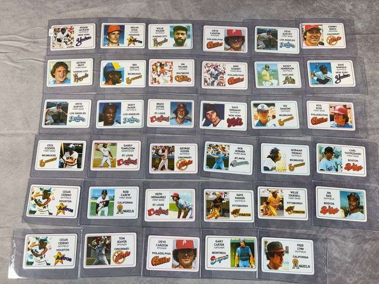 1981 Topps Perma Graphics 32 card set, all in holders, many Stars