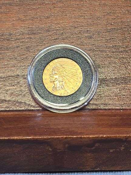 1909 $2.50 INDIAN HEAD GOLD PIECE UNC