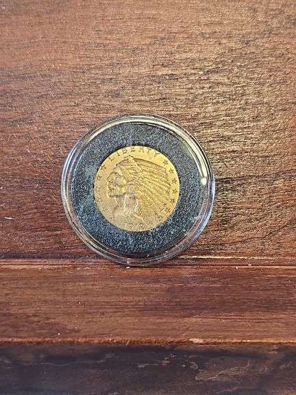 1912 $2.50 INDIAN HEAD GOLD PIECE AU