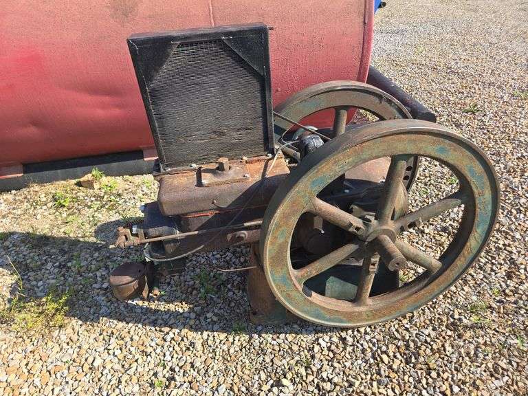 Fairbanks hit & miss pump jack engine- restored