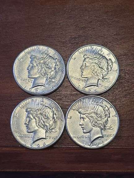 4-1926S PEACE DOLLARS AU-UNC