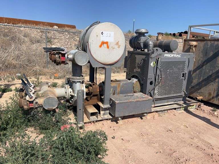 skid mounted pump unit w/ Cummins power unit