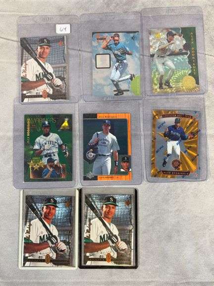 8- Card Alex Rodriguez Rookie card Lot