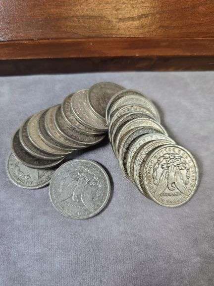 ROLL OF 20 MORGAN DOLLARS