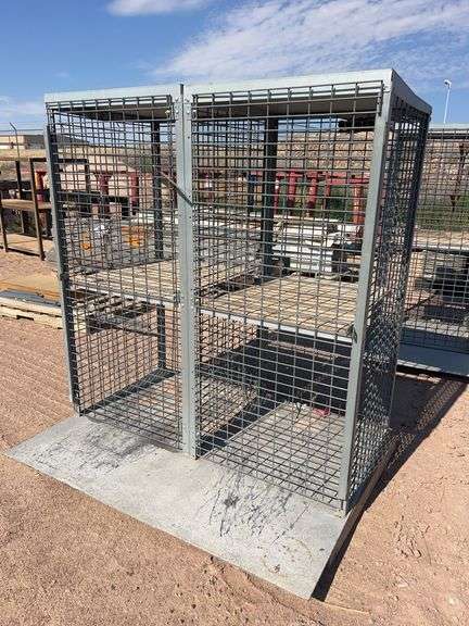 (2) Metal tank cages