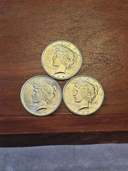 3-1925 PEACE DOLLARS BU