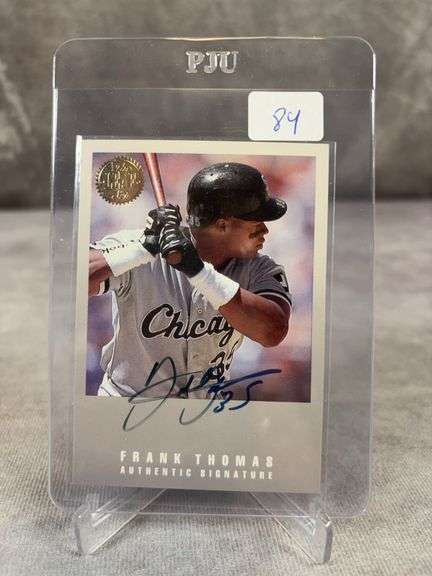 1992 Leaf Frank Thomas Autographed Card- 1967/3500