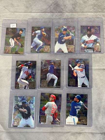 10 Card 1994 Fleer Flair Hot Numbers Lot- W HOFers