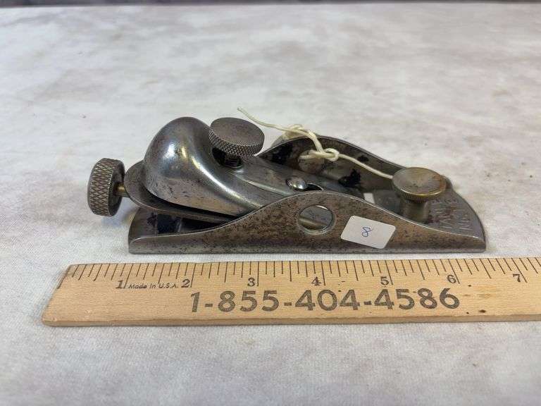 Stanley No. 118 Wood Plane - Steel Plate on Front
