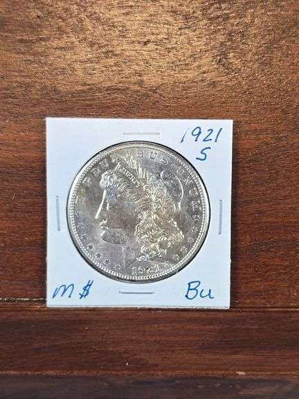 1921S MORGAN DOLLAR BU
