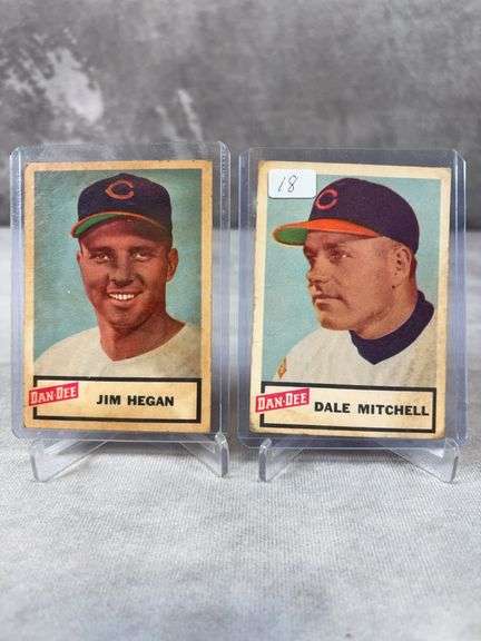 1954 Dan-Dee Cleveland Indians: Jim Hegan & Dale Mitchell
